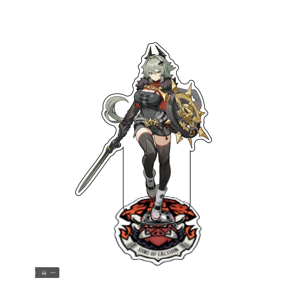 New Hot Game Zenless Zone Zero Vivian Hugo Vlad Jane Doe Von Lycaon Nicole Acrylic Stand Model Plate Desk Decor Collection