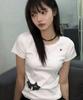 FUZZY SCAN Button Hold Hand Star Slim Short Sleeve