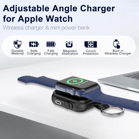 Portable Wireless Charger Fast Charging Magnetic Suction Multi-protection Plug Play Watch Charging for iWatch 8 SE 7 6 5 4 3 2 1