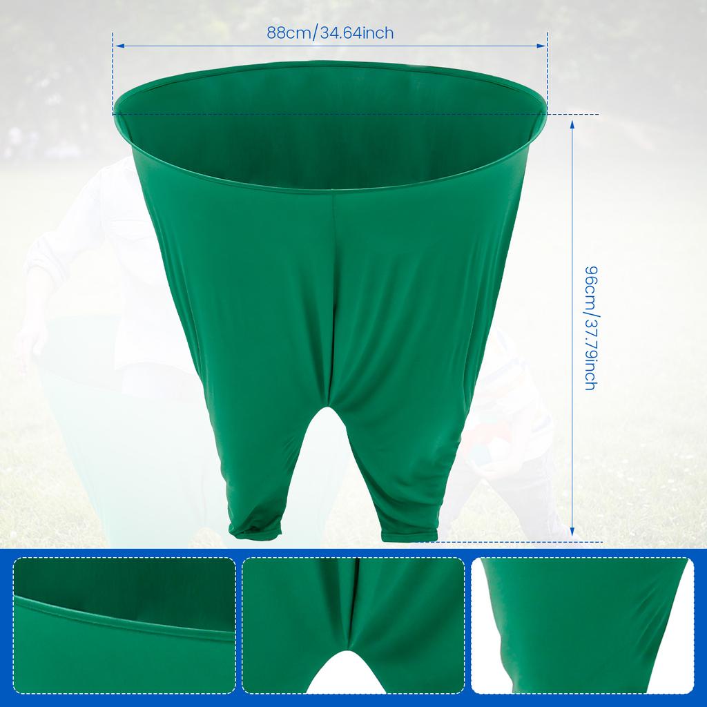 Milk Fiber Fabric Pant Yard Game Set Good Elasticity Freaky Party Game Pant Parent Child Interaction for Outdoor Party Adult