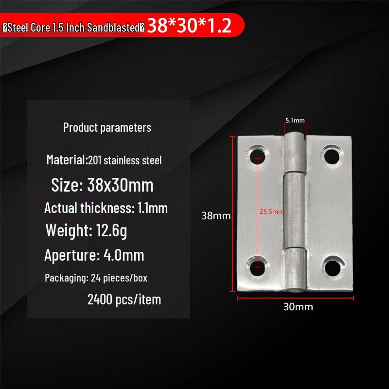 304 Stainless Steel Mini Hinges: 1-4 Inch Options for Cabinets & Wooden Boxes