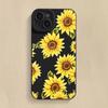 Cute Sunflower Silicone Phone Case For  Redmi 12 4G 13C Redmi Note 13 12 11 Pro Plus 13 12S 11S 11 10S 10 Shockproof Cover