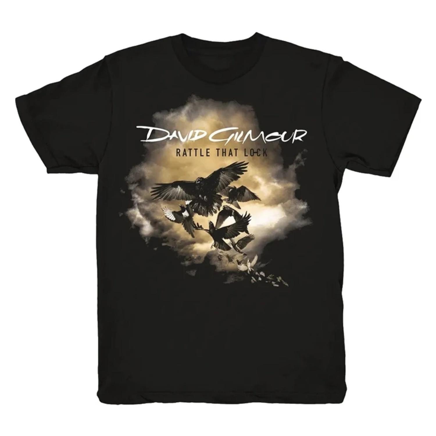 David Gilmour David Gilmour British Musician Rock American Fashion Cotton Short Sleeve T-shirt Comfortable and Breathable Y2k S
