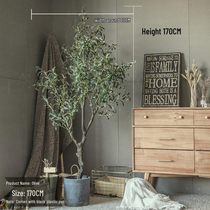 Luxury Fiddle-Leaf Fig Artificial Tree - Large Indoor Potted Plant Decor.