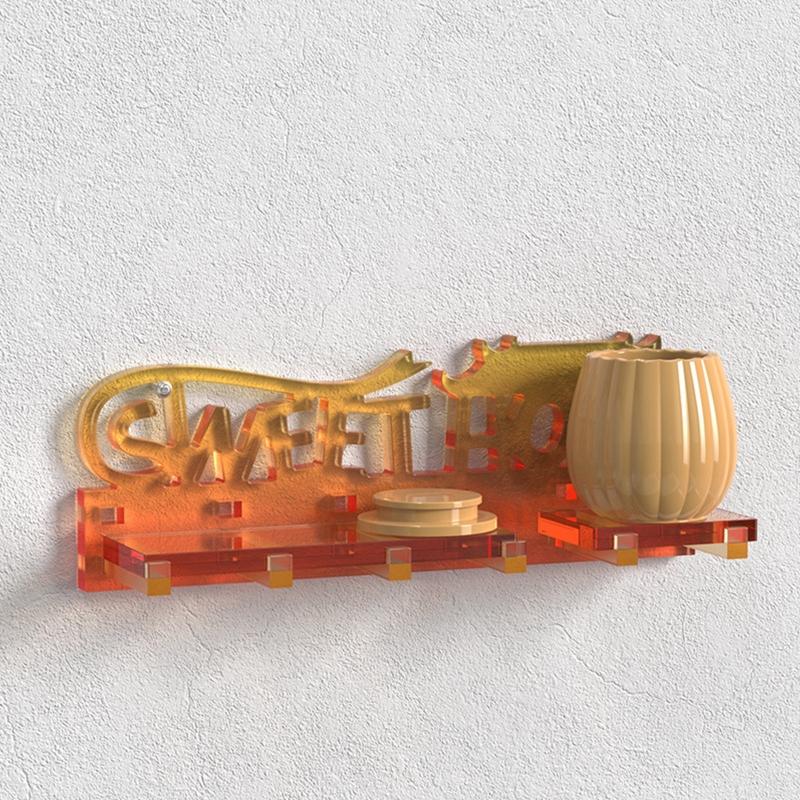 for Key Holder Resin Molds Keychain Organizer Board Silicone Molds for Epoxy Resin Wall Hanging Casting Resin Mold Decor