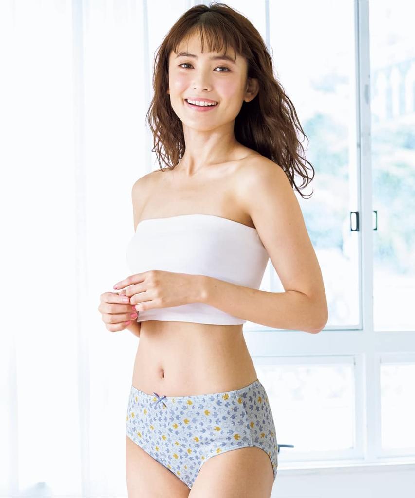 Regular Shorts Elastic Touch Large LL [Nissen] Set, 10-Piece Set, 100% Cotton, Doesn't Skin, Size, Women's, Monotone,