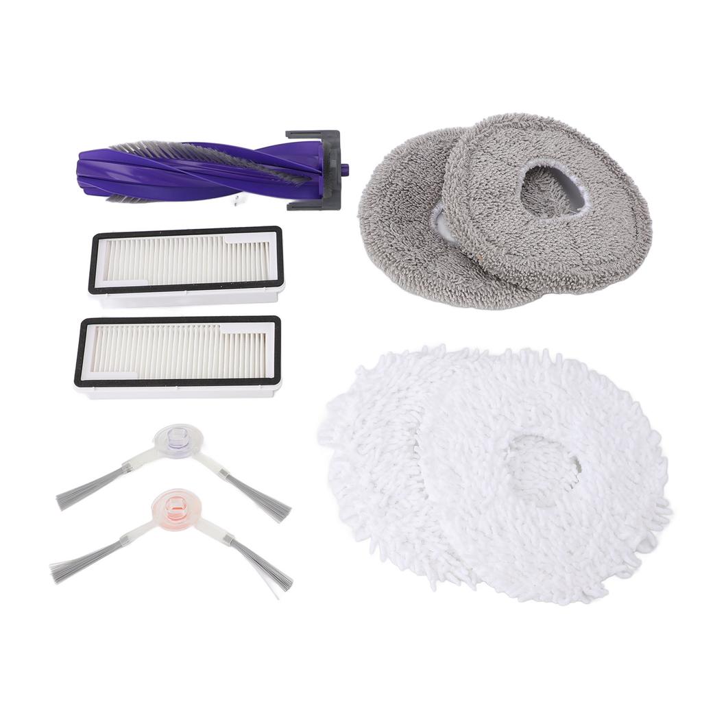 Robot Vacuum Cleaner Replacement Kit 1 Main Brush 2 Side Brush 2 Filter 4 Mop Pad Replacement