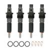 4Pcs 4928990 New Diesel Engine Fuel Injector set Thread 14MM for Cumm 6BT Engine