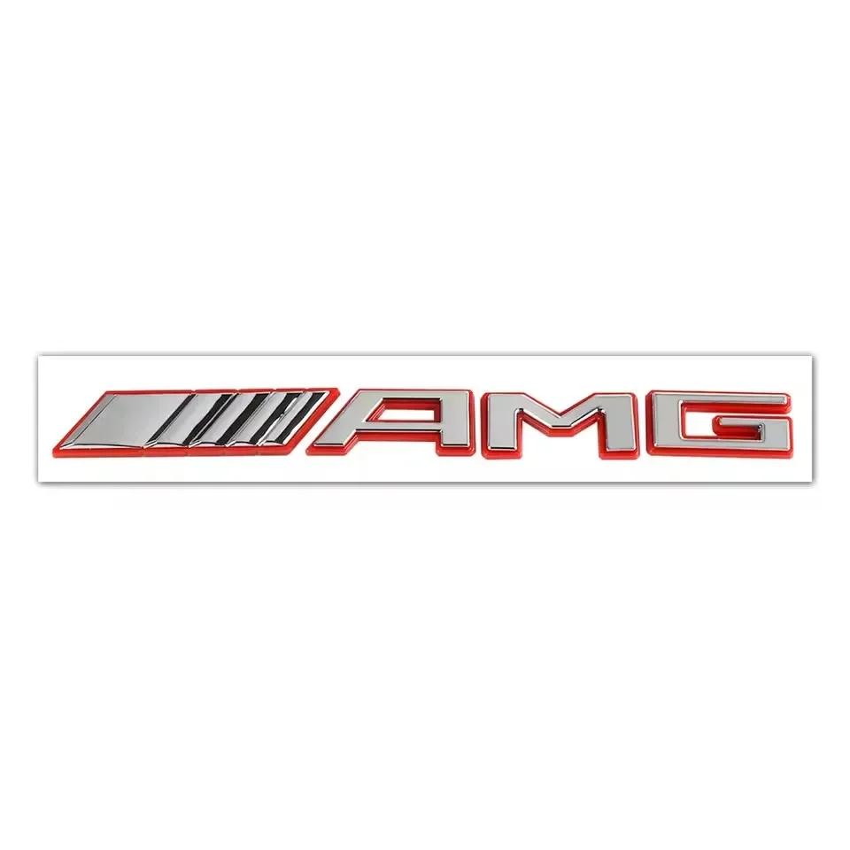 C200 E300 2026 Heiß 3D ABS Auto Heckklappe AMG Logo Abzeichen Aufkleber Buchstaben Aufkleber Auto Zubehör Für Mercedes Benz A B C E G CLA Klasse