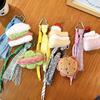 Creative plush burger cake sandwich keychain exquisite cute bag pendant car key chain small gift