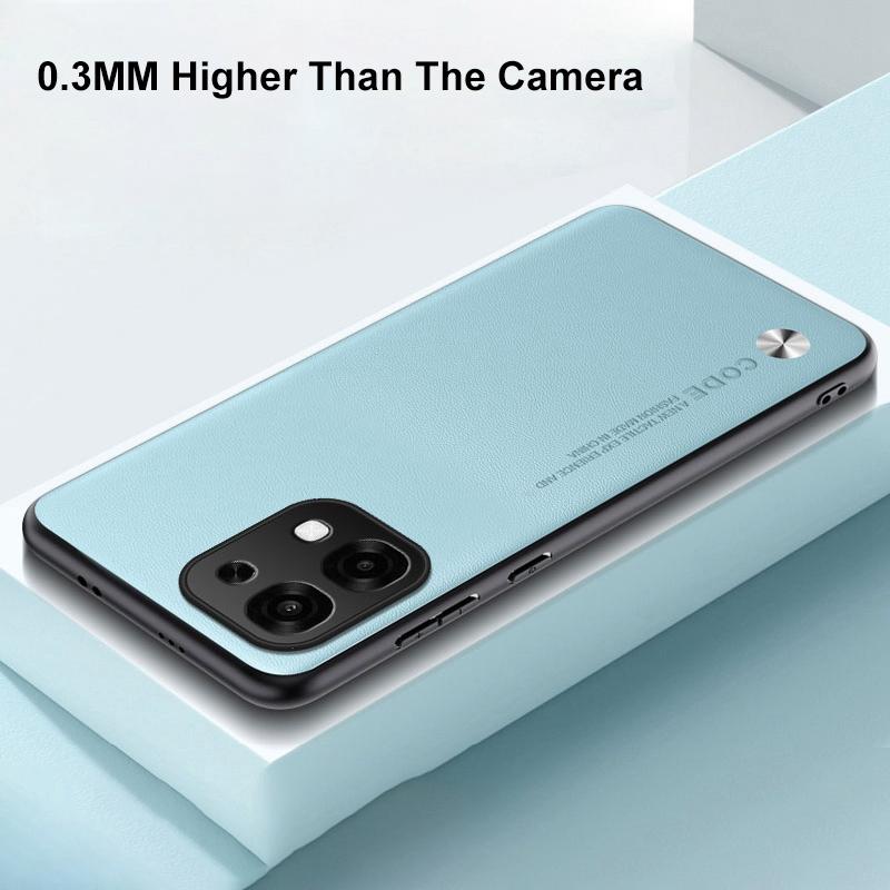 Luxury PU Leather Case For OPPO F31 A6 Pro 5G Back Cover Matte Silicone Shockproof Full Protection Phone Case For OPPO A6 Pro 4G