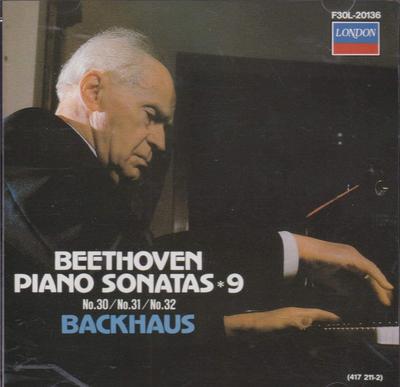 CD BACKHAUS WILHELM BEETHOVEN  Beethoven Complete Piano Sonatas V F30L20136 LONDON Japan Classical Used