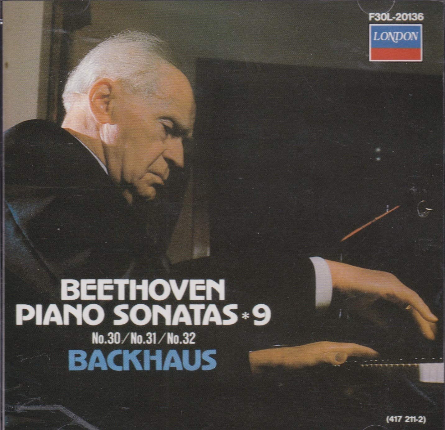 

CD BACKHAUS (WILHELM); BEETHOVEN - Beethoven: Complete Piano Sonatas V F30L20136 LONDON Japan Classical Used