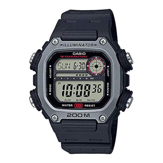 

Часы Casio Standard DW-291H-1A Дешевые Цифровые Дата Черный Серебристый