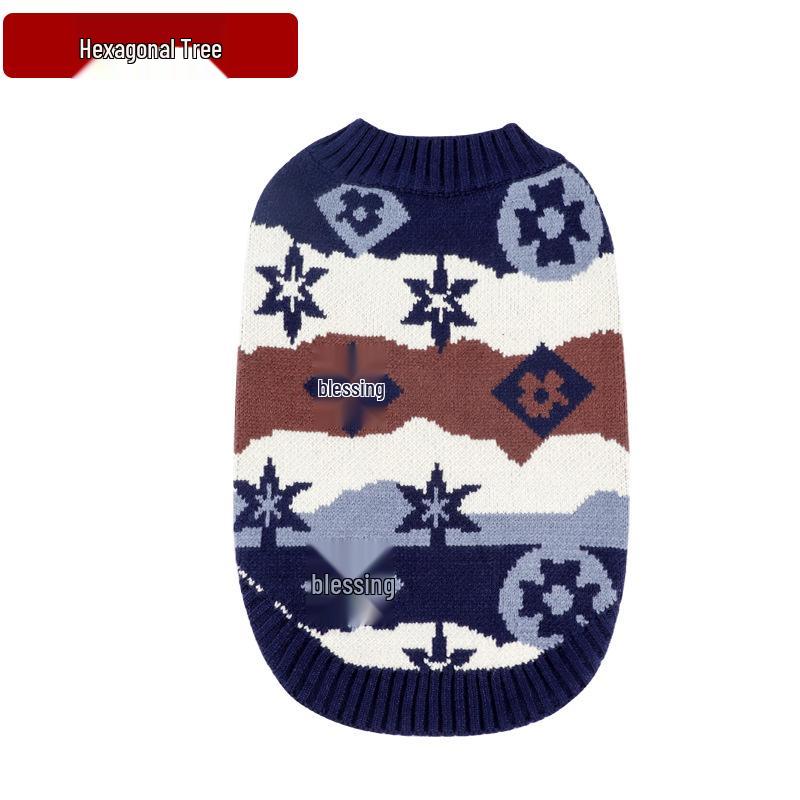 Caldo maglione invernale in maglia per animali domestici - Design a due zampe - Per cani e gatti di piccola taglia
