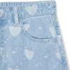 New MLB Denim Short Skirts Women's Light Blue 3FDSH0143-50BLL