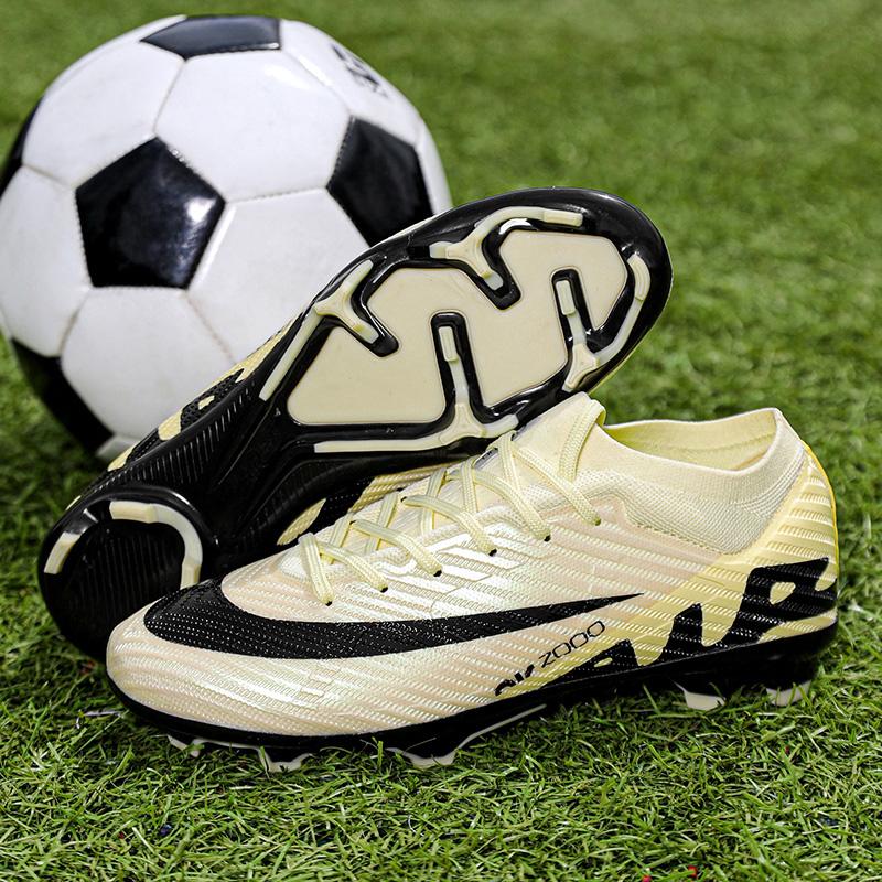 Men Soccer Shoes Professional Field Society Original TF/FG Resistant Football Boots Outdoor High Quality Long Spikes Sneakers