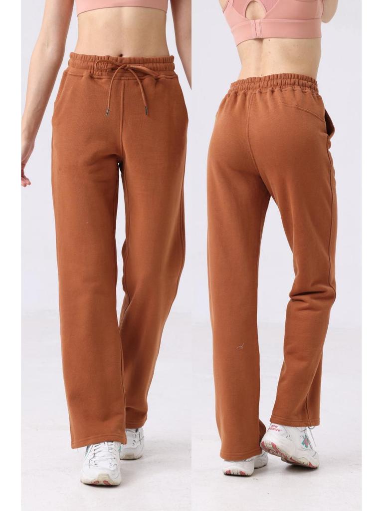 SWIFT SPEED Women's Casual Straight Leg Drawstring Pants - European/American Style for Autumn/Winter