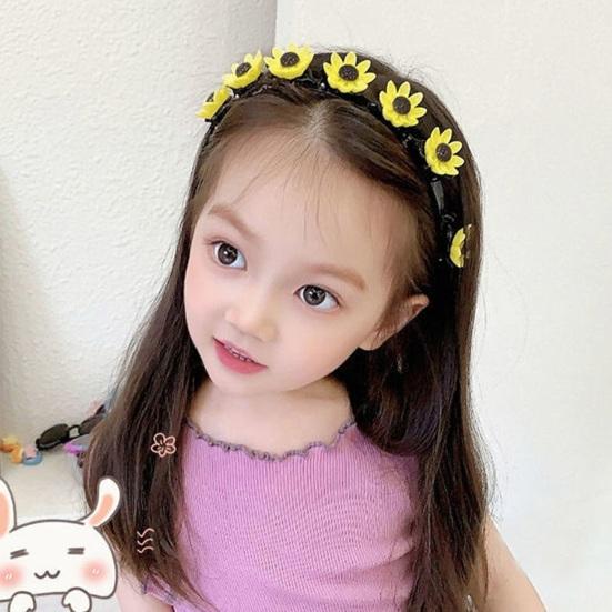 

Очаровательные сладкие гибкие девушки повязка на голову авокадо цветочный декор плетеные аксессуары для волос