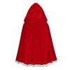 European and American animation peripheral costumes cosplay costumes Little Red Riding Hood hooded cape red cape lace edge