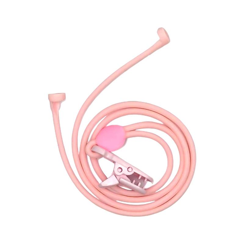 Silicone Hearing Aids Anti Lost Clip Elastic Rope Hearing Aids Fixation Lanyard Clip Holder Anti Loss Rope Bluetooth Protector