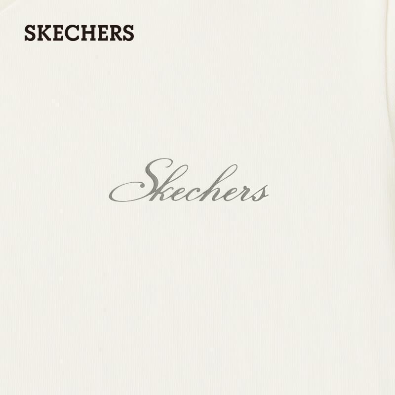 Skechers Women's Knitted Short-Sleeve T-Shirt