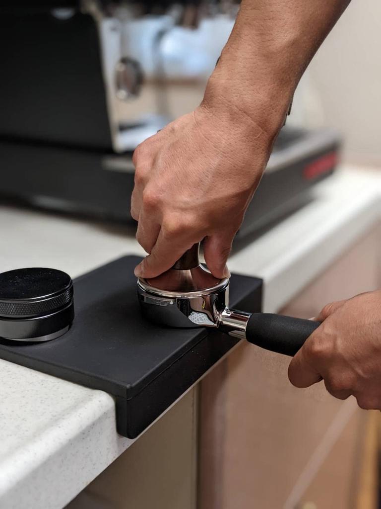 FUN COFFEE Espresso Tamper, 58mm, Wooden Handle, Stainless Steel, for Espresso Machines (co-0041)