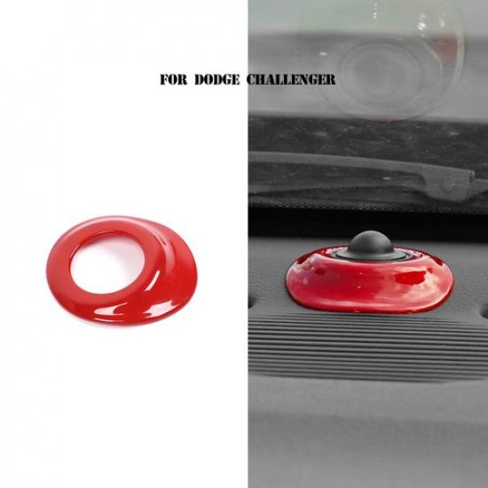 Car Inner Automatic Headlight Sensor Trim Cover Red For Dodge Challenger 2015-20