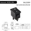 Lang KCD1-101 201 Rocker Switch: 2/3 Pins, 2 Positions, Illuminated Button