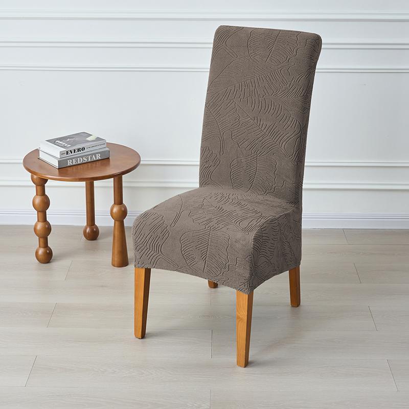 

1/6pcs Nordic Style Chair Covers Jacquard High Back Chair Covers Dust-proof Removable Seat Protector Case Housse De Chaise Decor 1PC