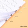 Clear Push Clip Organizer: File Folder & Snack Sealer for Student Papers