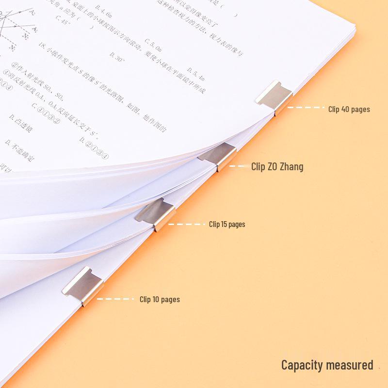 Clear Push Clip Organizer: File Folder & Snack Sealer for Student Papers