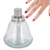 Press Type Liquid Pump Dispenser Nail Polish Remover Refillable Bottle 180ml (Aluminum Core)