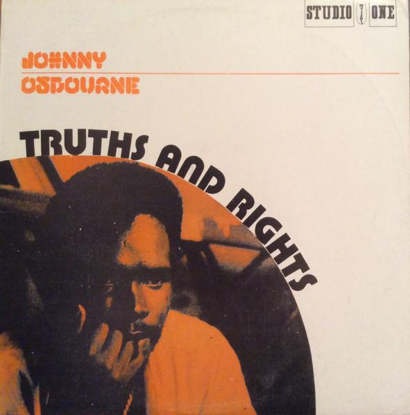 LP Record JOHNNY OSBOURNE - Truths And Rights SOLP0132 Studio One Jamaica Reggae, Ska & Dub Used