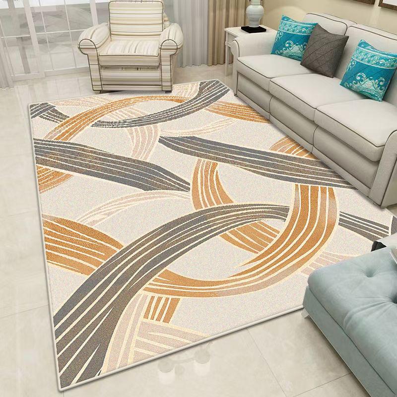 Nordic Geometric CARPET Customizable FOR LIVE ROOM Luxury Home Decoration Bedroom Rugs Washable Antiskid Floor Mats Bedside