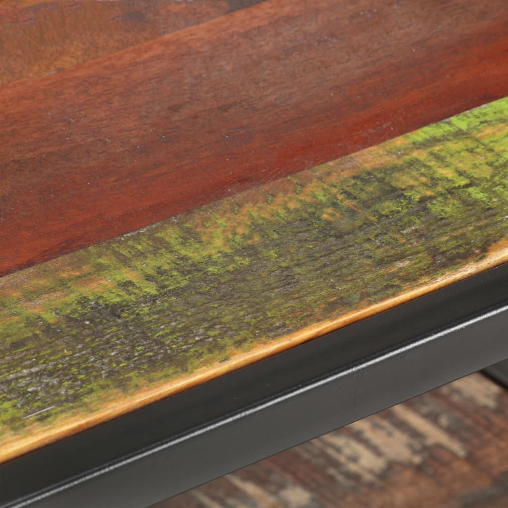 Coffee Table 60x60x35 Cm Solid Reclaimed Wood