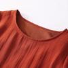 Vestido de Verano para Mujer Talla Grande Boho Manga Corta Cuello Redondo Suelto Largo Casual Fluido Playa Vestido Línea A