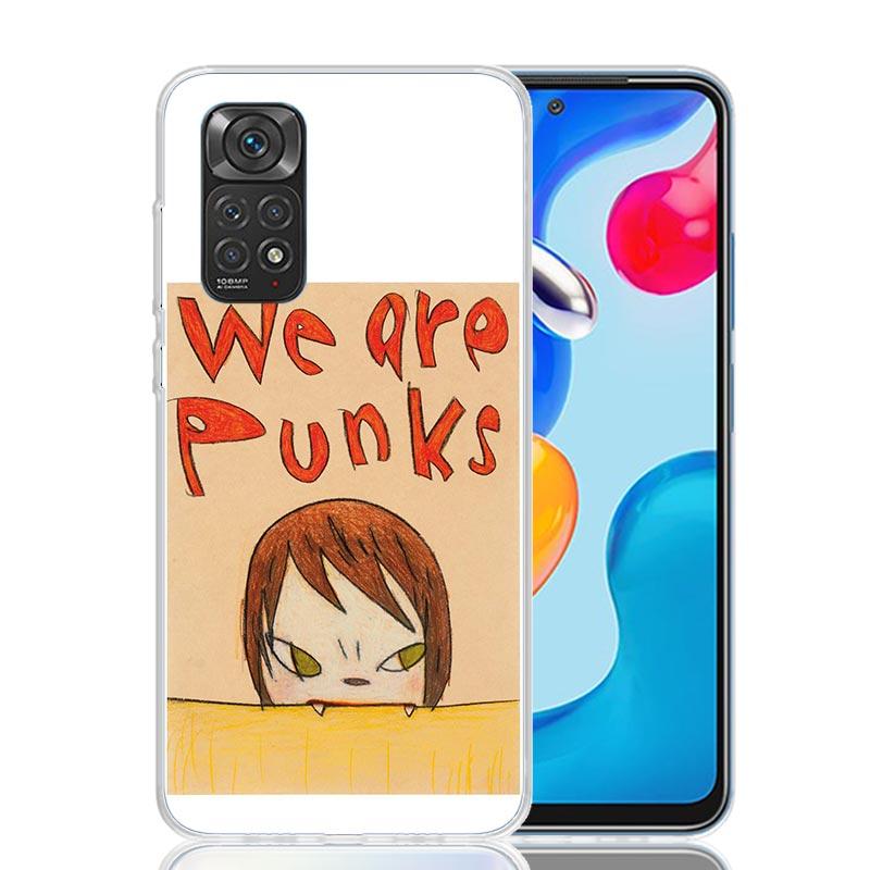 Y-Yoshitomo Nara Phone Case For Xiaomi Redmi Note 15 14 13 12S 12 Pro Plus 11S 11E 11 11T 10S 10 Art Soft Pattern Cover Redmi No