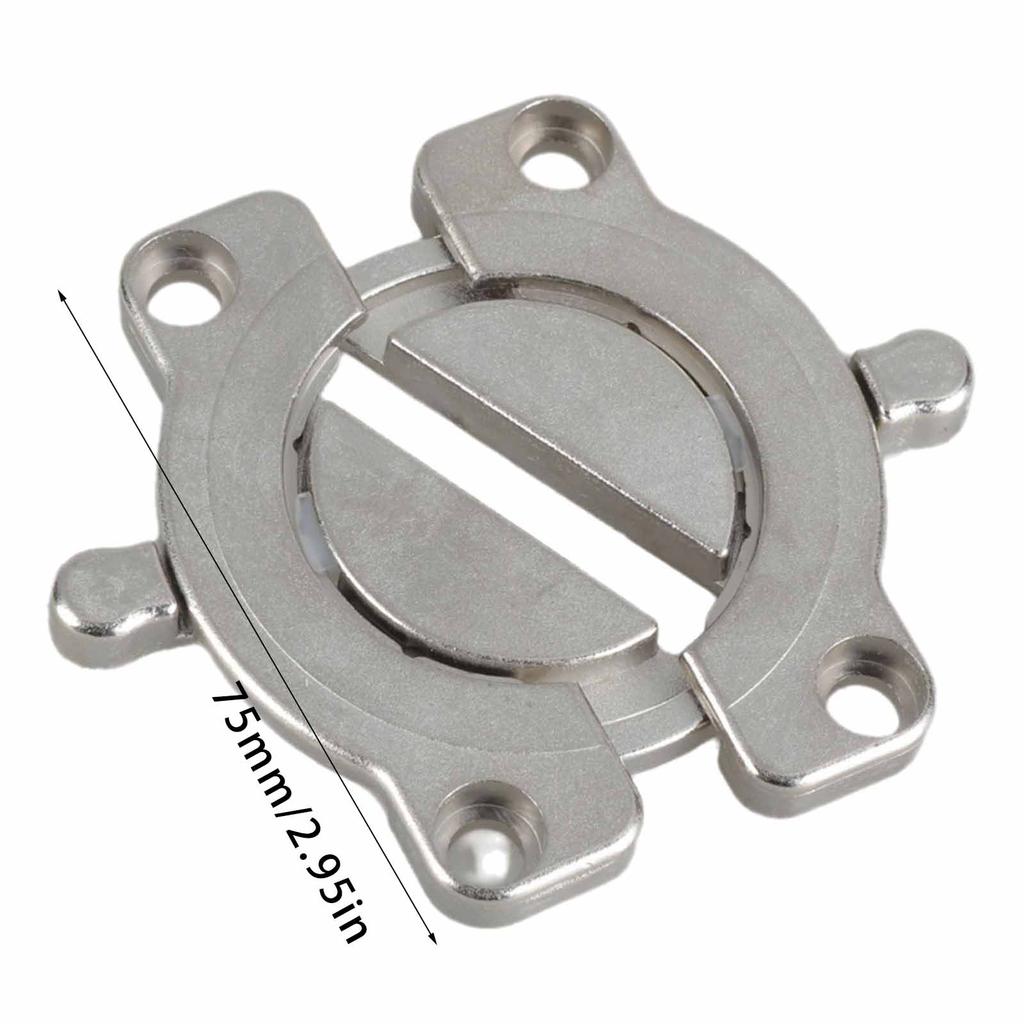 2Pieces Practical Swivels Latches Table Top Connectors Home Accessory Portable for Household and Office Daily Use