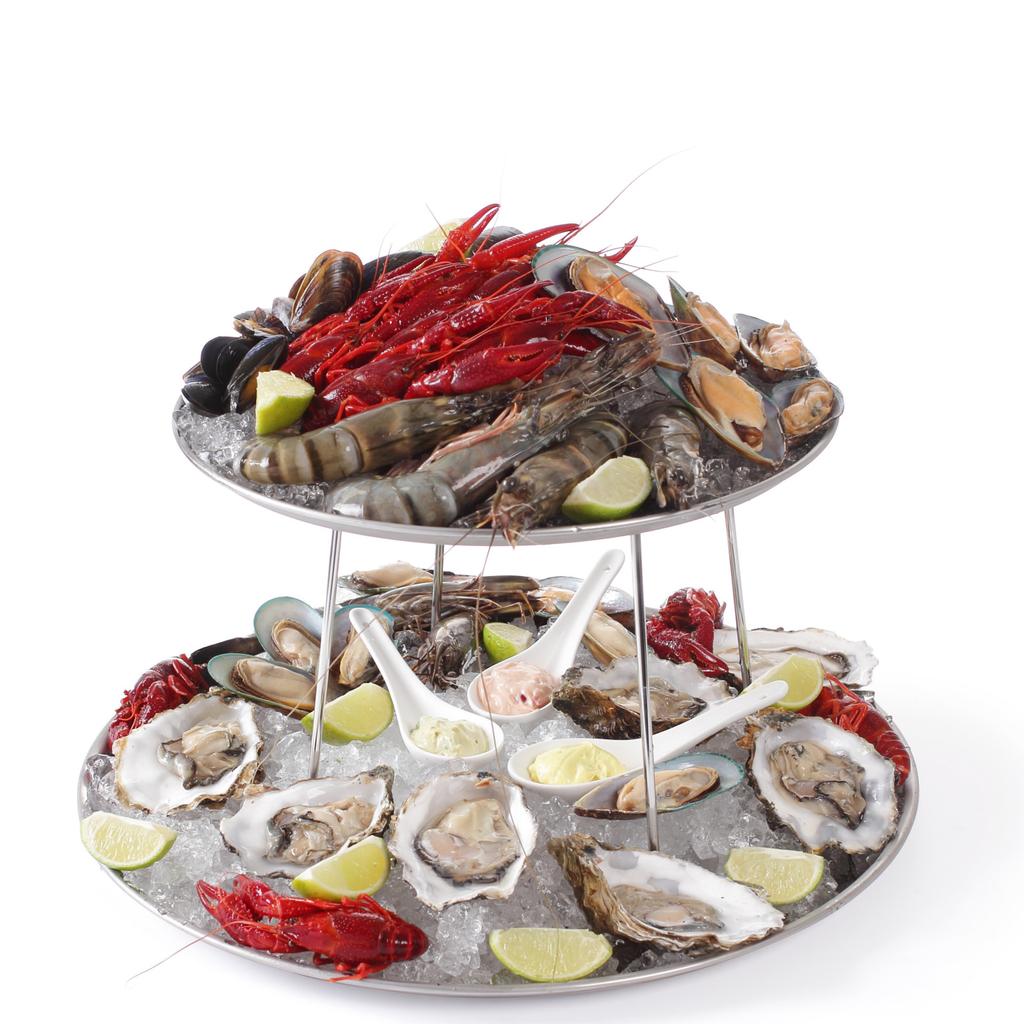 Stainless Steel Display Base For Plates & Serving Trays, Hendi 480502