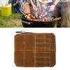Waxed   Knife Bag 7   Professional Foldable Chef Knife Roll Bag for Camping Barbecue