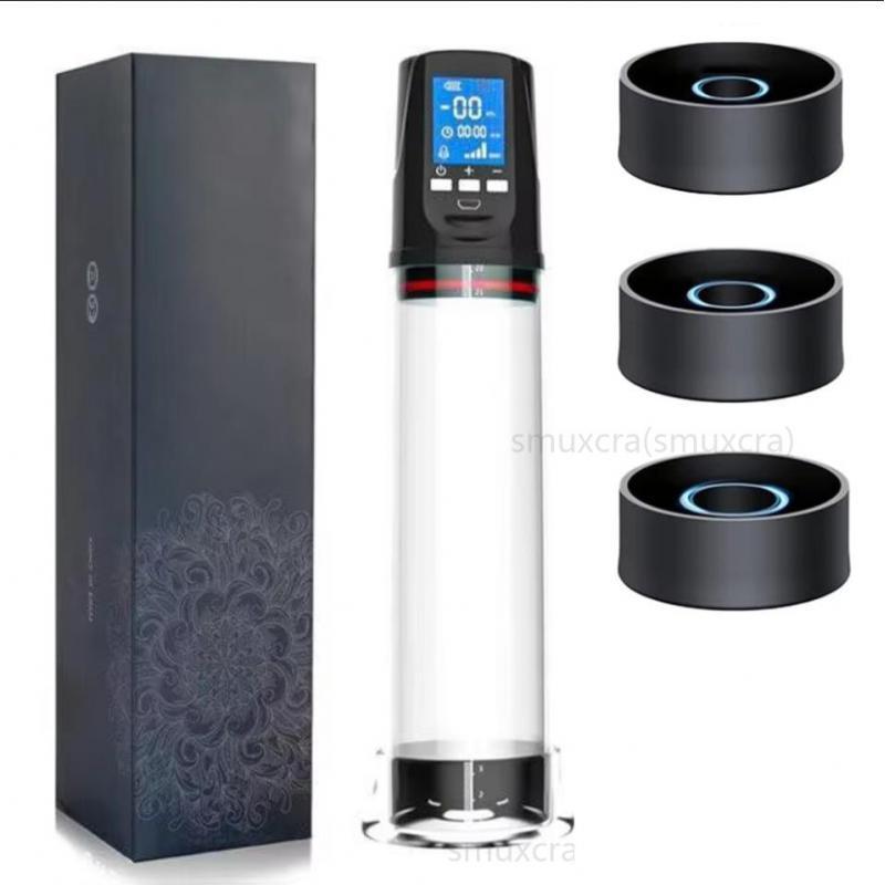 Automatic Electric Vacuum Pump Thicken Penis Enlargement Enhancer Penis Sucker Sex Toys for Male Masturbate Pressure Training 18