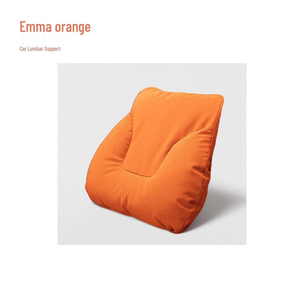 Cute S-Class Car Headrest and Lumbar Support Pillow for Comfort