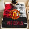 Man United Flannel Blanket, High quality Comfortable for All Seasons, Home Decor, Warmth and Comfort
