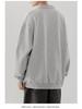 Men's Trendy American Sweatshirt: Spring/Autumn, Loose Fit, Korean College Style, Casual Lapel Pullover Top