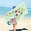 Personalized Elephant Circus Act Beach Towel Microfiber Beach Towel Thin Absorbent for Beach Swimming Yoga Bath Sports. 0910321