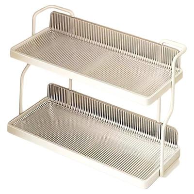 Good-Kitchen Organizers For Condiments& Herbs 2-Layer Countertop Spice Rack Storage Rack Home Essential Accessories