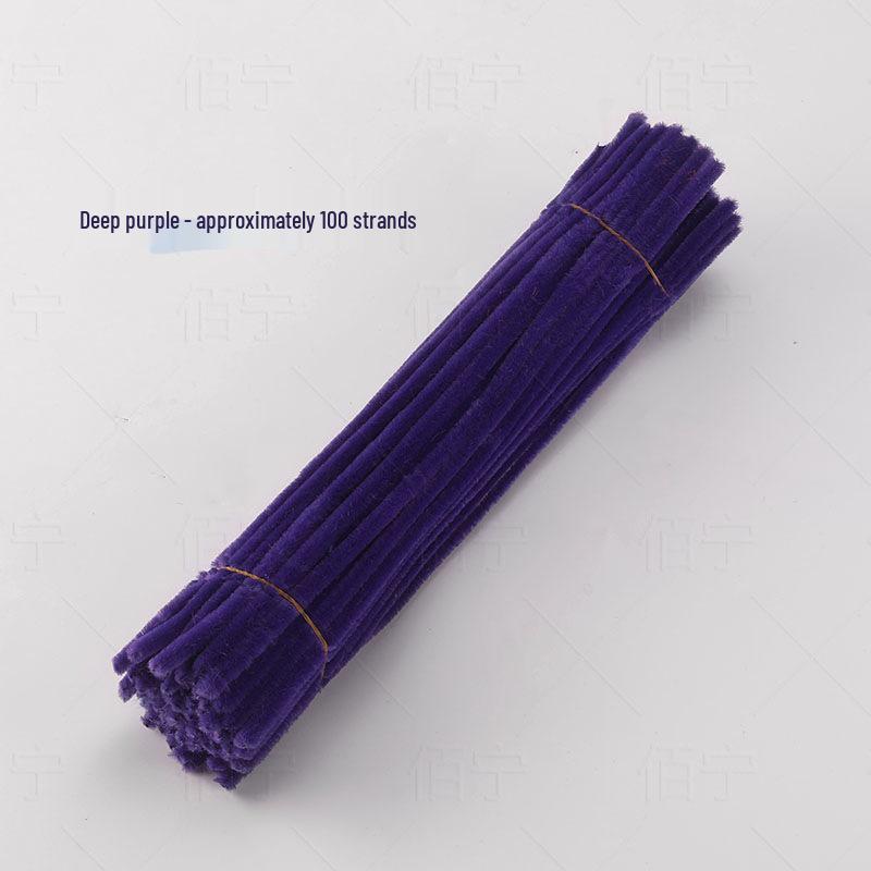 Macaron Color Extra Dense Handmade Flower Pipe Cleaners