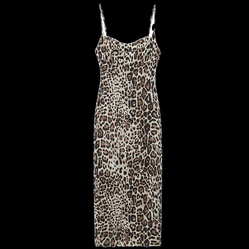 Fashion Style 2024 Summer New Arrival Women's Animal Pattern Print Midi Skirt Mid Length Long Length Dress 3327266