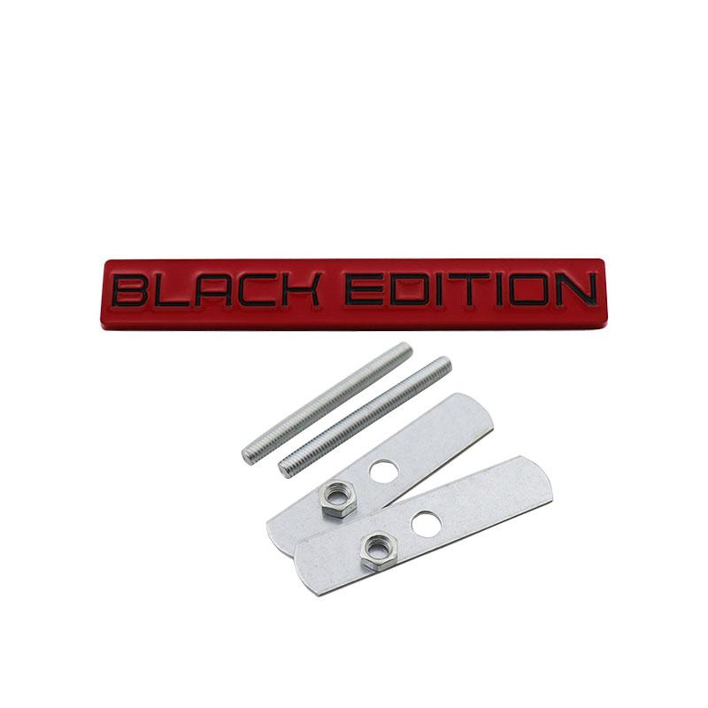 Car Styling Black Edition for Car Fender Side trunk Decal Emblem Badge Sticker